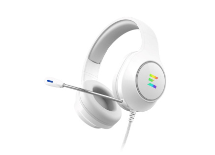 ZALMAN headset ZM-HPS310 RGB, Herní, Drátový USB, 7.1, bílá ZALMAN headset ZM-HPS310 RGB, Herní, Drátový USB, 7.1, bílá