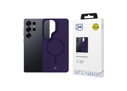 3mk ochranný kryt Smoke MagCase Purple pro Samsung Galaxy S25 Ultra 3mk ochranný kryt Smoke MagCase Purple pro Samsung Galaxy S25 Ultra