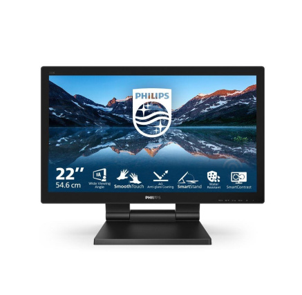 Philips MT 21,5" 222B9TA - 1920x1080,VA,60Hz,Dotykový,D-Sub,DVI,HDMI,DP,USBhub,Repro