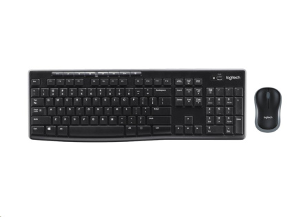 Logitech sada Wireless Combo MK270, bezdrátová klávesnice + myš, 2.4GHz, EER, HU Logitech sada Wireless Combo MK270, bezdrátová klávesnice + myš, 2.4GHz, EER, HU
