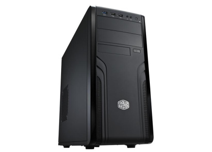 Cooler Master case Force 500, ATX, 1x 120mm Fan, Černá