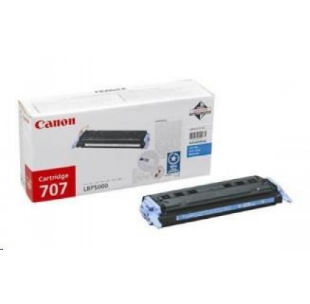 Canon TONER CRG-707C azurová pro i-Sensys LBP5000, LBP5100  (2 000 str.)