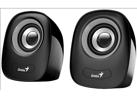 GENIUS repro SP-Q160 Iron Grey, 2.0, 6W, USB napájení, 3,5" jack, černo-šedé