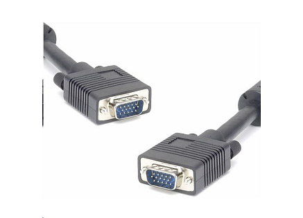PREMIUMCORD Kabel k monitoru HQ (Coax) 2x ferrit,SVGA 15p, DDC2,3xCoax+8žil, 2m