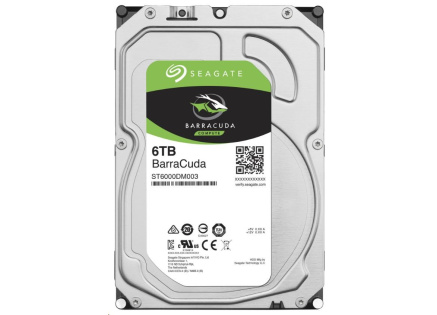 SEAGATE HDD 6TB BARRACUDA, 3.5", SATAIII, 5400 RPM, Cache 256MB