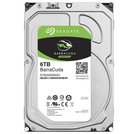 SEAGATE HDD 6TB BARRACUDA, 3.5", SATAIII, 5400 RPM, Cache 256MB SEAGATE HDD 6TB BARRACUDA, 3.5", SATAIII, 5400 RPM, Cache 256MB