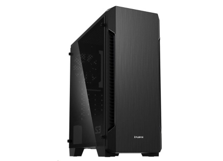 ZALMAN skříň S3 TG,  ATX bez zdroje