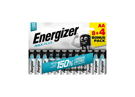 Energizer LR6/12 Max Plus AA 8+4 zdarma