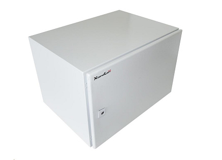 XtendLan 19" venkovní vodotěsný rozvaděč 8U 600x450, krytí IP55, nosnost 65kg, šedý