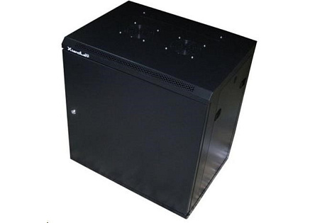 XtendLan 19" nástěnný rozvaděč 9U 600x450, nosnost 60kg, plné dveře, svařovaný,proti vykradení,černý XtendLan 19" nástěnný rozvaděč 9U 600x450, nosnost 60kg, plné dveře, svařovaný,proti vykradení,černý