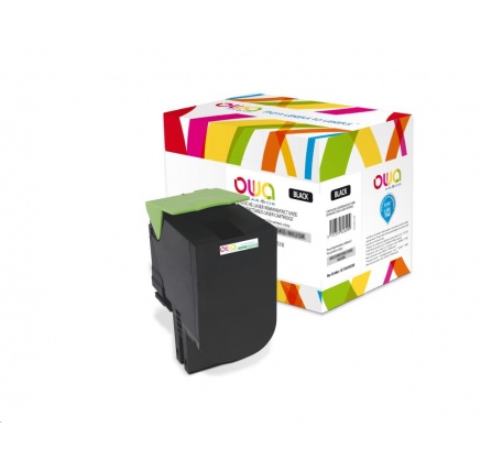 OWA Armor toner pro LEXMARK CX310, 410, 510, 2500 Stran, 80C2SK0, černá/black OWA Armor toner pro LEXMARK CX310, 410, 510, 2500 Stran, 80C2SK0, černá/black