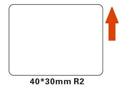 Niimbot štítky R 40x30mm 230ks White pro B21, B21S, B3S, B1