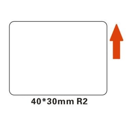 Niimbot štítky R 40x30mm 230ks White pro B21, B21S, B3S, B1 Niimbot štítky R 40x30mm 230ks White pro B21, B21S, B3S, B1