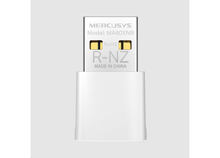 MERCUSYS MA60XNB WiFi6 USB nano adapter (AX900,2,4GHz/5GHz,Bluetooth5.3,USB2.0)