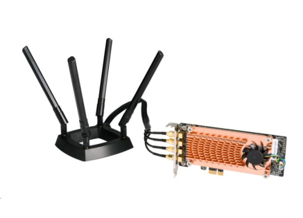QNAP QWA-AC2600 rozšiřující karta WiFi 5 AX2600 pro PC i NAS
