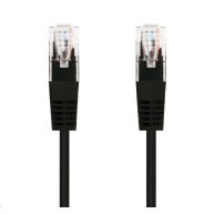 C-TECH kabel patchcord Cat5e, UTP, černá, 2m