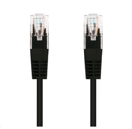 C-TECH kabel patchcord Cat5e, UTP, černá, 2m C-TECH kabel patchcord Cat5e, UTP, černá, 2m