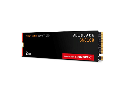 WD BLACK SSD NVMe 2TB PCIe SN8100 Powered by SanDisk, Gen5, (R:14900, W:14000MB/s) WD BLACK SSD NVMe 2TB PCIe SN8100 Powered by SanDisk, Gen5, (R:14900, W:14000MB/s)