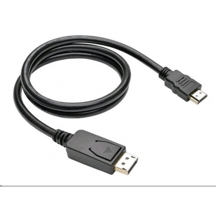 C-TECH kabel DisplayPort/HDMI, 1m, černý C-TECH kabel DisplayPort/HDMI, 1m, černý