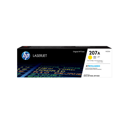 HP 207A Yellow LaserJet Toner Cartridge (1,250 pages) HP 207A Yellow LaserJet Toner Cartridge (1,250 pages)