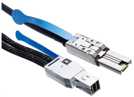 HPE 2.0m External Mini SAS High Density to Mini SAS Cable (to connect ext SAS LTO tapes to E208e-pH241HBA)