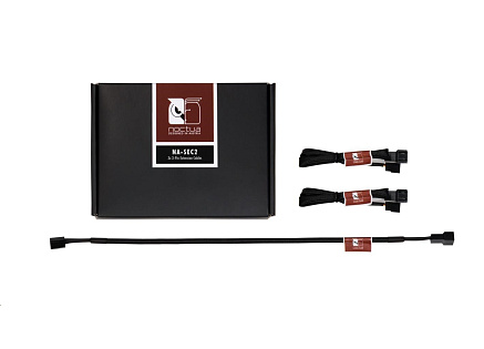NOCTUA Prodlužovací kabely pro 3pin ventilátor NA-SEC2, 3x 30cm, černá