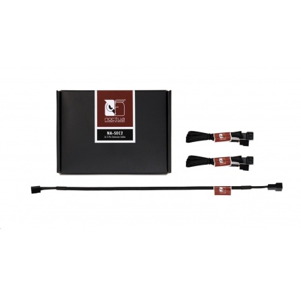 NOCTUA Prodlužovací kabely pro 3pin ventilátor NA-SEC2, 3x 30cm, černá NOCTUA Prodlužovací kabely pro 3pin ventilátor NA-SEC2, 3x 30cm, černá