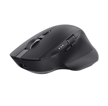 TRUST Myš OZAA+, Bezdrátová, černá