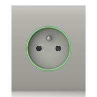 Ajax  CenterCover (smart) - Středový kryt zásuvky, horizontální, ústřicová