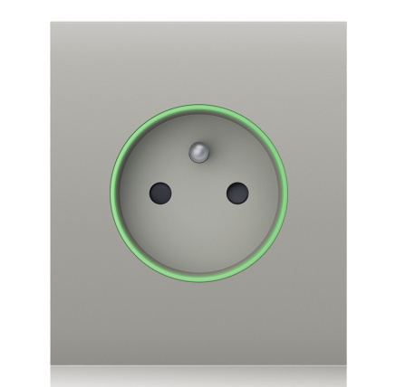 Ajax  CenterCover (smart) - Středový kryt zásuvky, horizontální, ústřicová