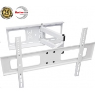 CONNECT IT Nástěnný držák TV T3BK s dvojitým ramenem, naklápěcí (±10/20°/±90°, 37" - 70", max. 50kg), bílá