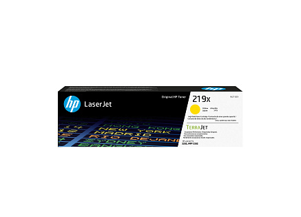 HP 219X High Yield Yellow Original LaserJet Toner Cartridge (2,500 pages)
