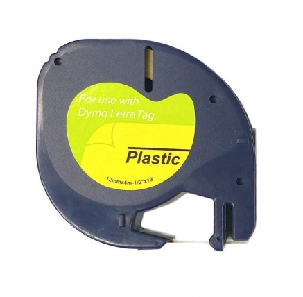 Xerox kompatibilní páska s DYMO 59422, 12mm x 4m, černý tisk / bílý podklad, LetraTag, plastová - ALLPRINT Xerox kompatibilní páska s DYMO 59422, 12mm x 4m, černý tisk / bílý podklad, LetraTag, plastová - ALLPRINT