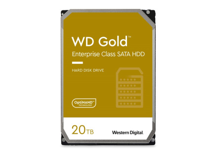 WD GOLD WD202KRYZ 20TB, SATA III 3.5", 512MB 7200RPM, 269MB/s, CMR, Enterprise WD GOLD WD202KRYZ 20TB, SATA III 3.5", 512MB 7200RPM, 269MB/s, CMR, Enterprise
