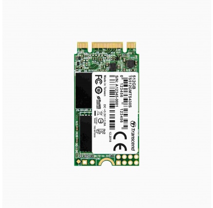 TRANSCEND Industrial SSD MTS430S 512GB, M.2 2242, SATA III 6Gb/s, TLC