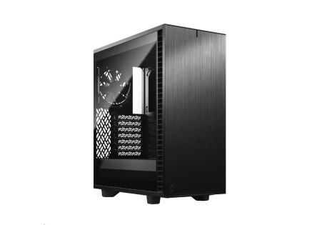 FRACTAL DESIGN skříň Define 7 Compact Black TG light, USB 3.1 Type-C, 2x USB 3.0, bez zdroje, mATX