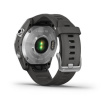 Garmin fenix 7s Glass, Silver/ Graphite Silicone Band, EU