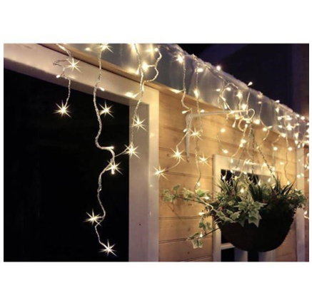 Solight LED vánoční závěs,360 LED, 9m x 0,7m, přívod 6m, venkovní, teplé bílé světlo