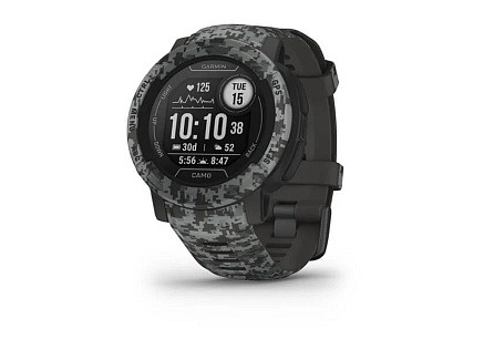 Garmin GPS sportovní hodinky Instinct 2 – Camo Edition, Graphite Camo Garmin GPS sportovní hodinky Instinct 2 – Camo Edition, Graphite Camo