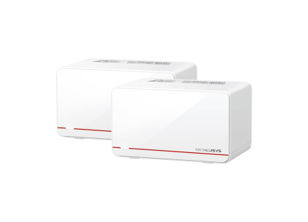 MERCUSYS Halo H37BE(2-pack) WiFi7 Mesh (BE6500,2,4GHz/5GHz,2x2,5GbELAN/WAN,1xGbELAN/WAN)