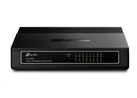 TP-Link TL-SF1016D switch (16x100Mb/s, fanless)