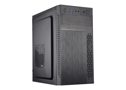 EUROCASE skříň ML M6-505B, Midi Tower, 1xUSB-C, 2x USB 3.0, 2x audio, bez zdroje