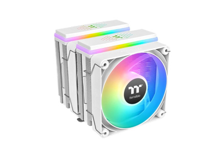 THERMALTAKE Chladič CPU Astria 600 ARGB, 2x120mm, LGA1851, AM5, bílá