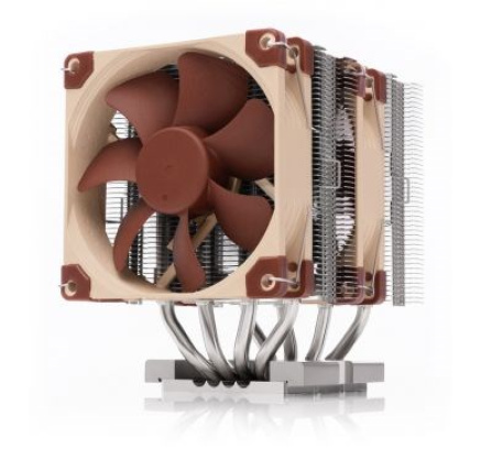 NOCTUA Chladič CPU NH-D9 DX-4677 4U, 2x 92mm, LGA4677, LGA4710, hnědá/stříbrná