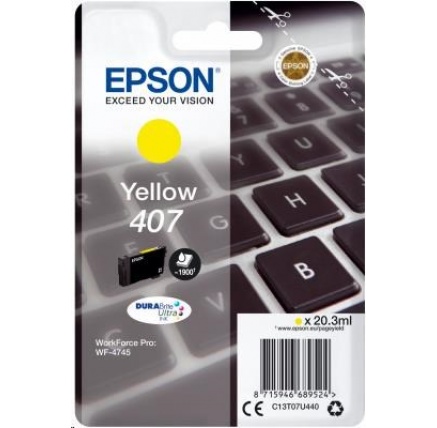 EPSON Ink bar WF-4745 Series Ink Cartridge "Klávesnice" L Yellow 1900 str. (20,3 ml)
