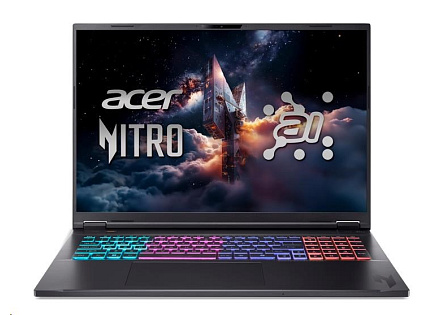 ACER NTB Nitro 18 AI (AN18-61-R39R),R AI 9 365,18"WQXGA,32GB,1TB SSD,RTX 5070 Ti,Linux,Black