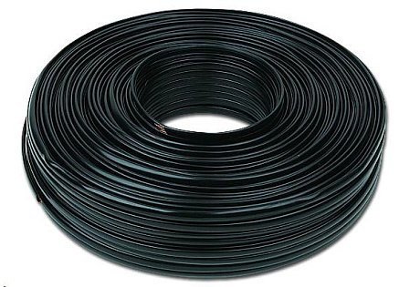 GEMBIRD Kabel telefonní 4C, klubko 100m, černý GEMBIRD Kabel telefonní 4C, klubko 100m, černý