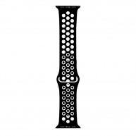 RhinoTech sportovní řemínek pro Apple Watch 42 / 44mm Černo-bílá