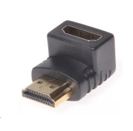 PREMIUMCORD Adapter HDMI M/F zahnutý do pravého úhlu