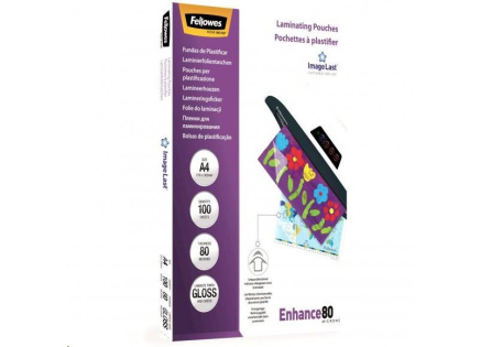 Laminovací fólie Fellowes A4 80 mic ImageLast, balení 100 ks